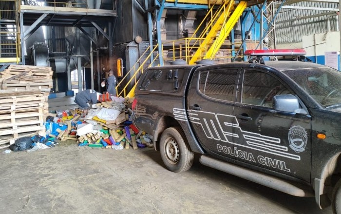 Polícia Civil realiza mais uma incineração de entorpecentes em Campo Grande