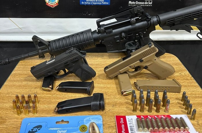 Polícia Civil cumpre mandado de busca e apreensão e prende em flagrante homem com munições ilegais em Dourados