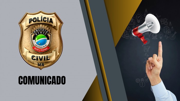 Delegacia de Polícia Civil de Ladário não vai atender no dia 24, devido feriado municipal