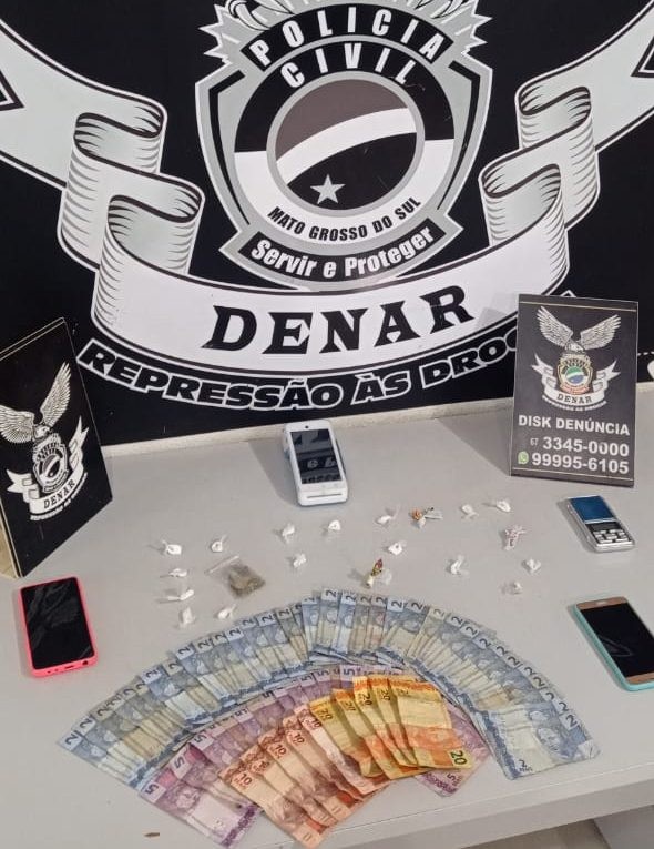 Polícia Civil fecha conveniência que comercializava cocaína no bairro Vida Nova, em Campo Grande