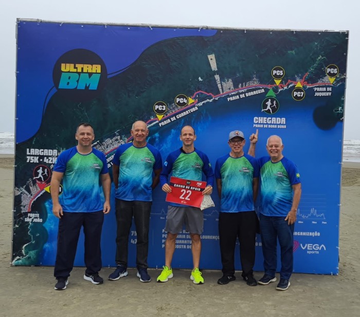 Sargento da PMMS participa de Ultramaratona no litoral paulista