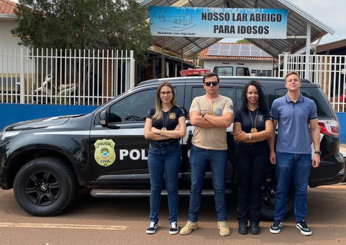 Polícia Civil realiza visita e orientações às pessoas idosas em Bataguassu