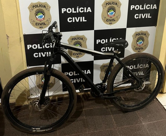 Polícia Civil recupera bicicleta furtada em Ribas do Rio Pardo