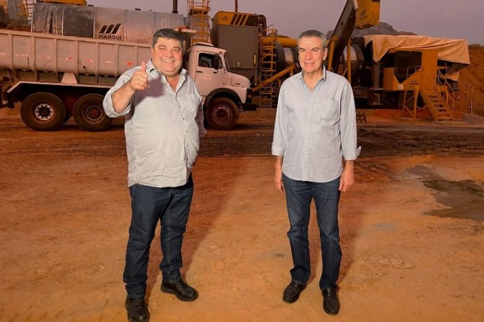 Após solicitação de Paulo Corrêa, Governo pavimentará acesso à frigorífico, em Bonito