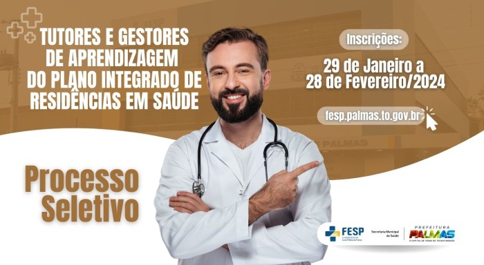 Fesp abre inscrições para processo seletivo de tutores e gestores de aprendizagem do Pirs
