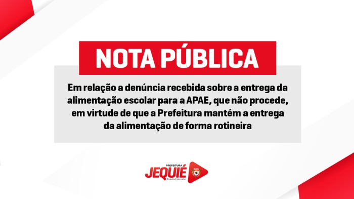 Foto: Reprodução/Prefeitura de Jequié - BA