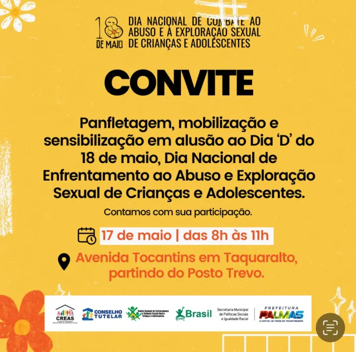 Caminhada na Avenida Tocantins mobiliza comunidade contra exploração sexual