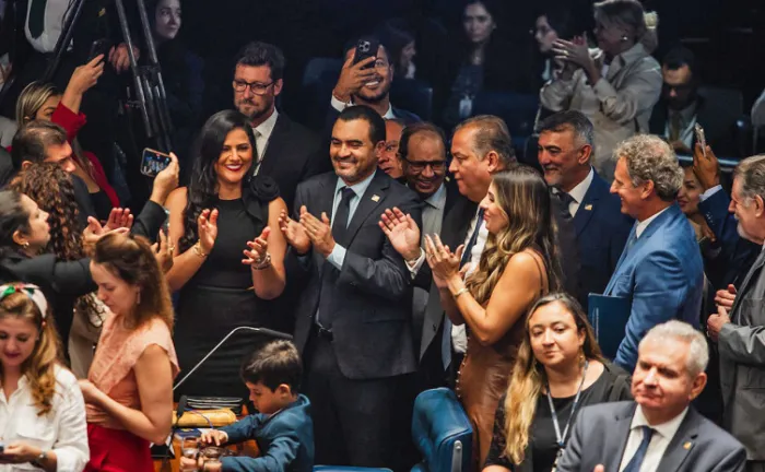 Governador Wanderlei Barbosa prestigia posse da nova Mesa Diretora do Senado Federal, em Brasília 