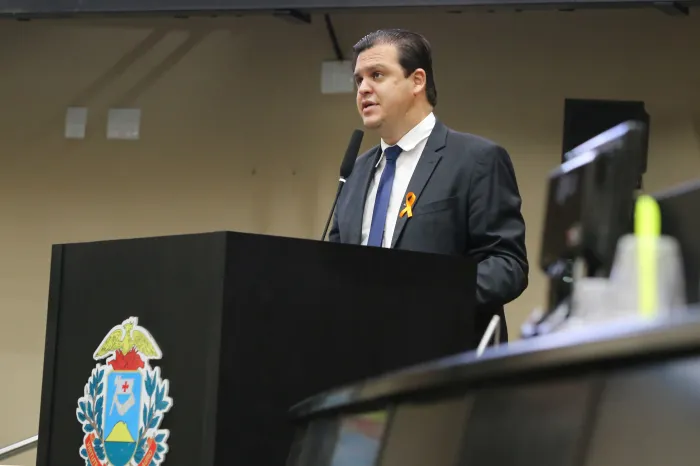 Deputado Thiago na ALMTFoto: JLSIQUEIRA/ALMT