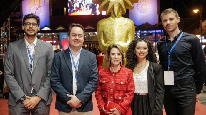 Anúncio da nova Escola Técnica de Audiovisual ocorreu no Festival de Cinema de Gramado -Foto: Flavio Cunha/Seducrs