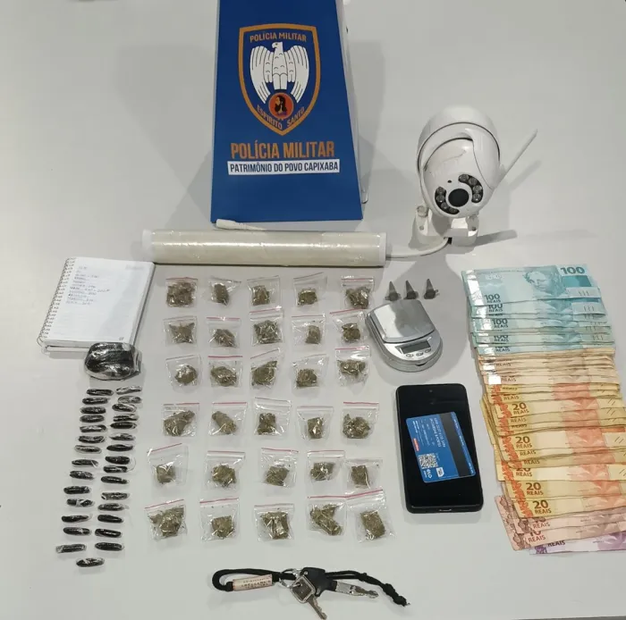 10ºBPM apreende entorpecentes e detém suspeitos em diversas ações em Guarapari