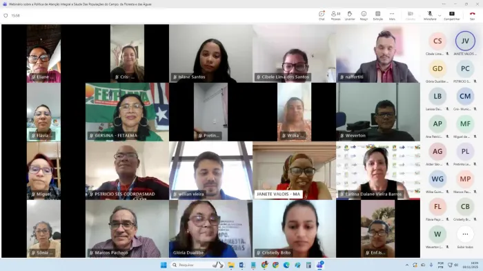 Governo realiza webnário sobre Política de Atenção Integral à Saúde das Populações do Campo, Floresta e das Águas