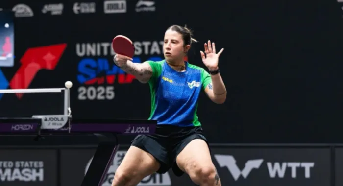 Jennyfer Parinos, 29 anos, é uma das estrelas da delegação de Santos Foto: Divulgação/Governo SP